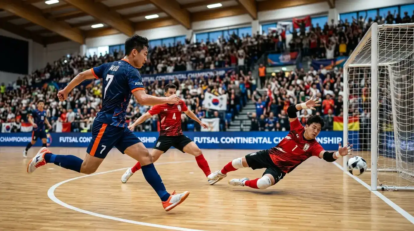 Футзал мач от AFC Asian Cup с азиатски национален отбор
