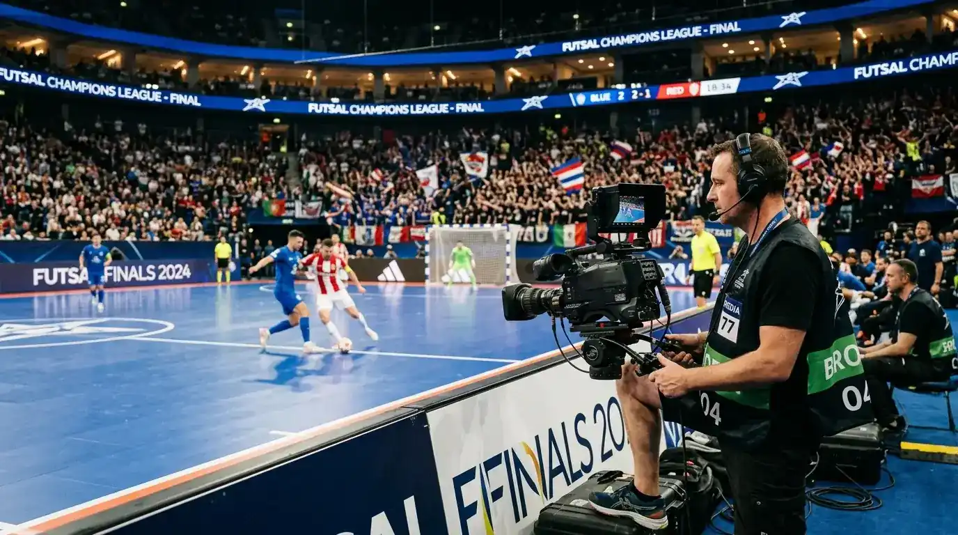 ТВ камери покриват финален турнир на UEFA Futsal Champions League