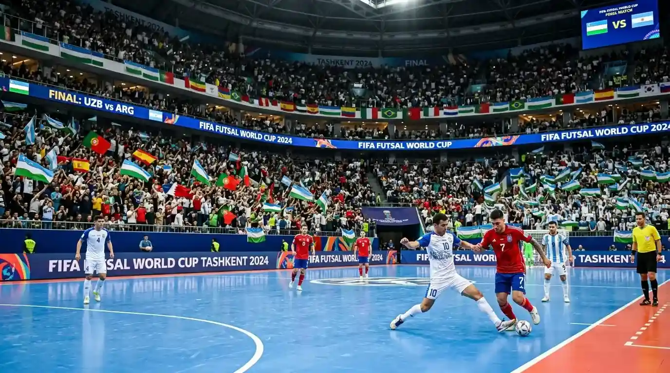 Финал на FIFA Futsal World Cup 2024 в Узбекистан с препълнена зала
